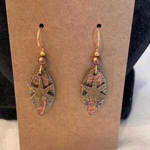 💐5/25 multi metal copper gold star triple layer